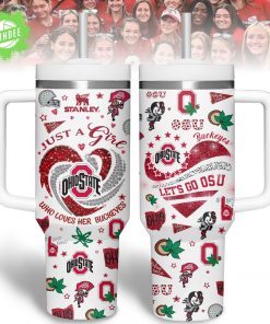 40oz Tumbler With Handle – Ohio State Gear, Let’s Go Usu