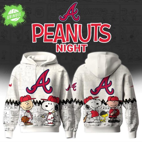 Atlanta Braves MLB x 75th Anniversary of Peanuts Limited Edition Hoodie 2025