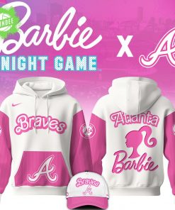 Atlanta Braves MLB x Barbie Night Game Limited Edition Hoodie 2025