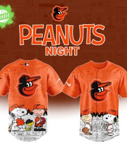 Baltimore Orioles MLB x 75th Anniversary of Peanuts Limited Edition Jersey 2025
