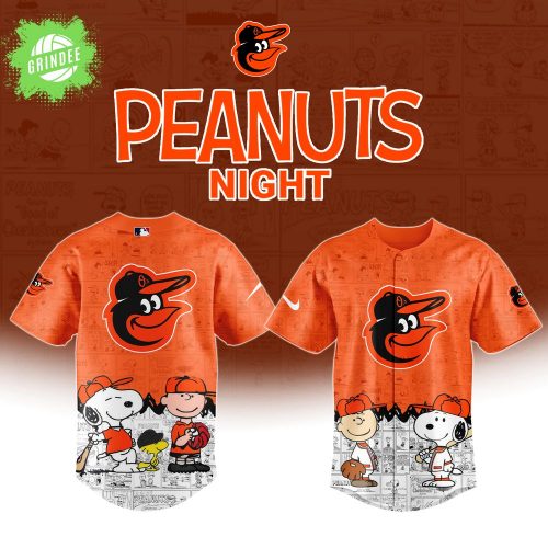 Baltimore Orioles MLB x 75th Anniversary of Peanuts Limited Edition Jersey 2025