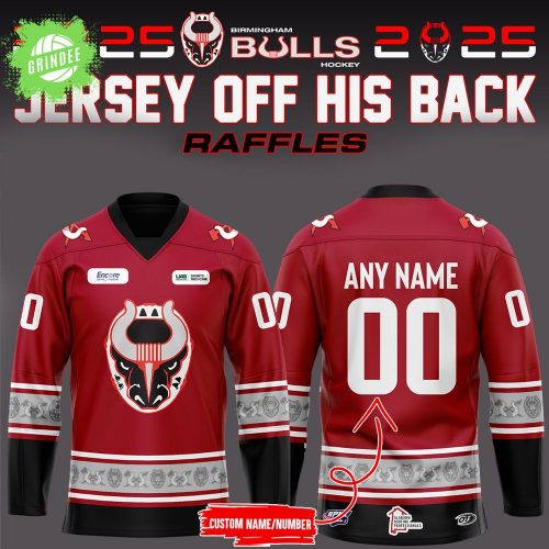 Birmingham Bulls Hockey 2025 Limited Edition Personalized Jersey