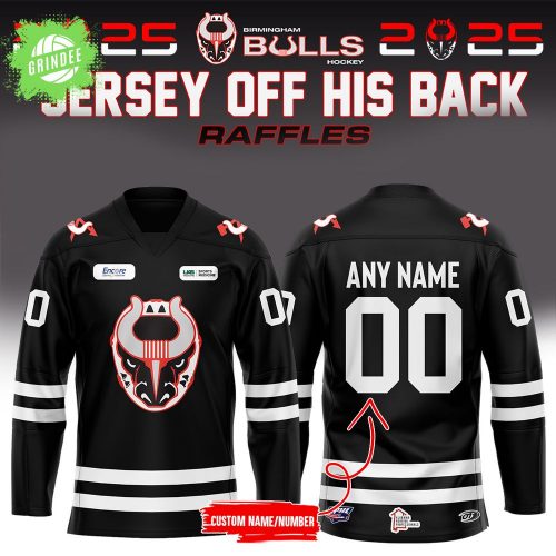 Birmingham Bulls Hockey 2025 Limited Edition Personalized NHL Black Jersey