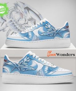 Blue Eyes White Dragon Yu-Gi-Oh Limited Edition AF1 Shoes