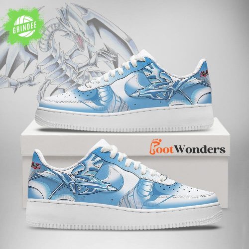 Blue Eyes White Dragon Yu-Gi-Oh Limited Edition AF1 Shoes