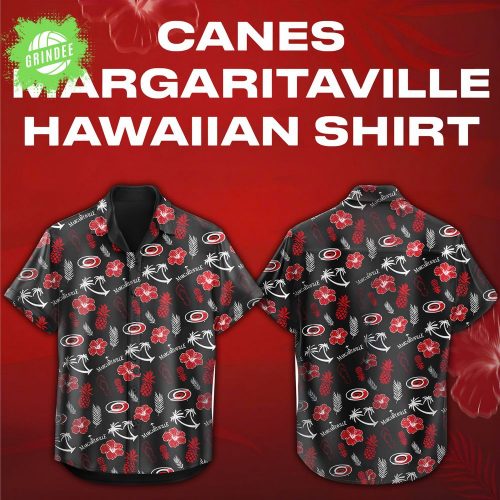 Carolina Hurricanes x Margaritaville Night Premium Limited Edition Hawaii Shirt