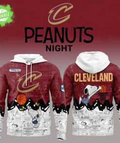 Cleveland Cavaliers 75th Anniversary of Peanuts Limited Edition Hoodie