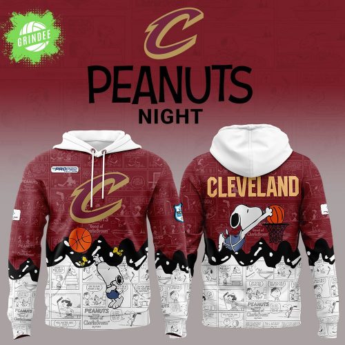 Cleveland Cavaliers 75th Anniversary of Peanuts Limited Edition Hoodie