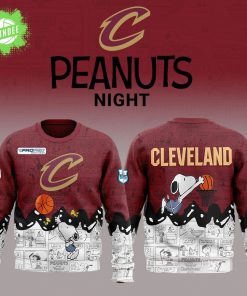 Cleveland Cavaliers 75th Anniversary of Peanuts Limited Edition Sweatshirt