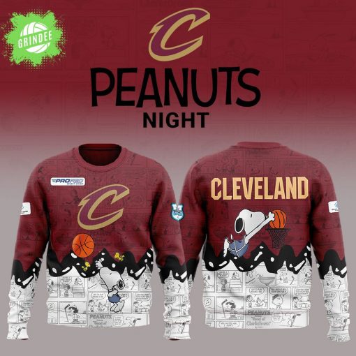 Cleveland Cavaliers 75th Anniversary of Peanuts Limited Edition Sweatshirt