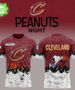Cleveland Cavaliers 75th Anniversary of Peanuts Limited Edition T-shirt
