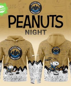 Cleveland Monsters 75th Anniversary of Peanuts Limited Edition Hoodie