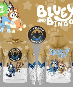 Cleveland Monsters Bluey and Bingo Limited Edition Hoodie