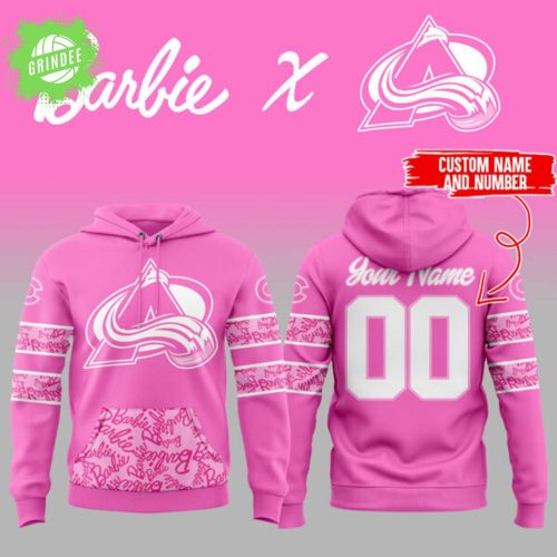 Colorado Avalanche Barbie Night Hoodie Limited Edition