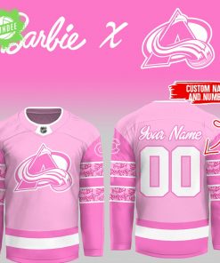 Colorado Avalanche Barbie Night NHL Jersey Limited Edition