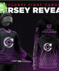 Cyclone Fight Cancer Night Jersey Reveal Limited Edition Hoodie