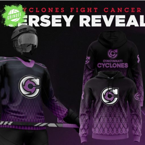 Cyclone Fight Cancer Night Jersey Reveal Limited Edition Hoodie