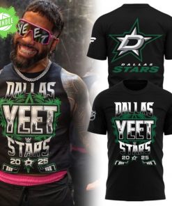 Dallas Stars x Y.E.E.T Limited Edition Black Graphic T-shirt