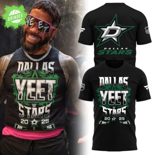 Dallas Stars x Y.E.E.T Limited Edition Black Graphic T-shirt