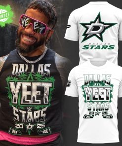Dallas Stars x Y.E.E.T Limited Edition White Graphic T-shirt