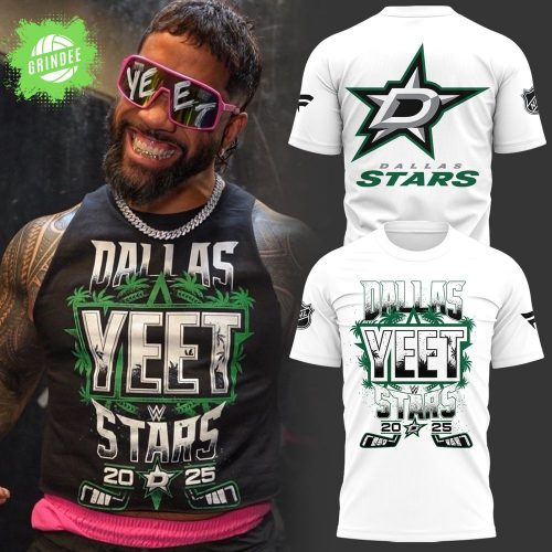 Dallas Stars x Y.E.E.T Limited Edition White Graphic T-shirt