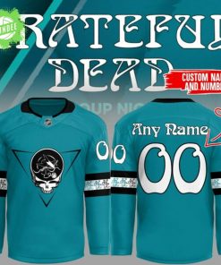Grateful Dead Night Limited Edition NHL Jersey Blue Version