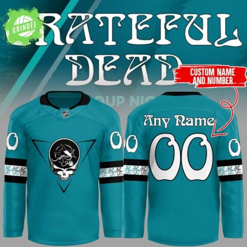 Grateful Dead Night Limited Edition NHL Jersey Blue Version