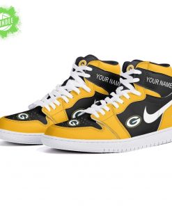 Green Bay Packers Custom Jordan 1 Sneakers – NFL Style