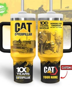 HANDLE TUMBLER 100 Years Caterpillar Working for Tomorrow Limited Edition