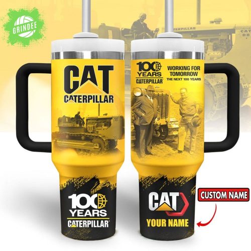 HANDLE TUMBLER 100 Years Caterpillar Working for Tomorrow Limited Edition