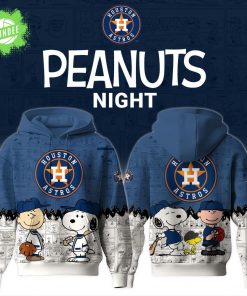 Houston Astros MLB x 75th Anniversary of Peanuts Limited Edition Hoodie 2025