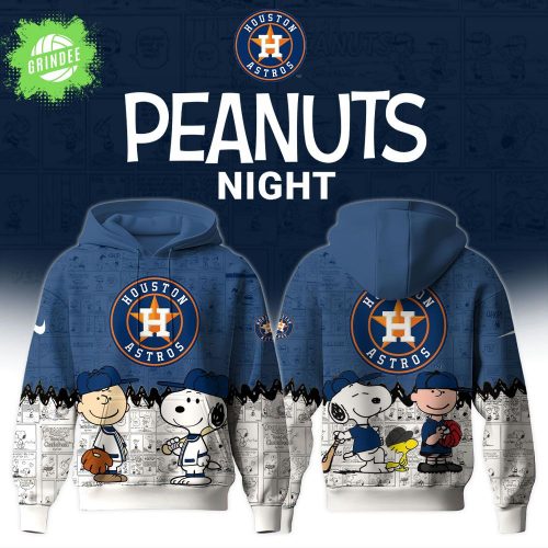 Houston Astros MLB x 75th Anniversary of Peanuts Limited Edition Hoodie 2025