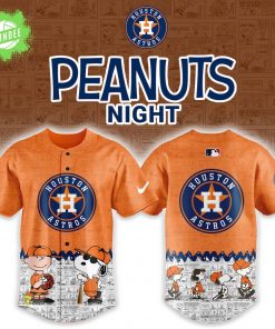 Houston Astros x 75th Peanut Anniversary Baseball Jersey Limited Edition