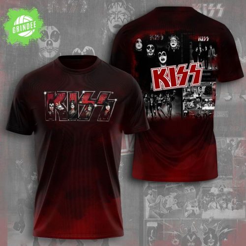 Kiss Band 3D Graphic Limited Edition T-shirt