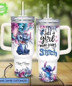 LIST 1500 Skinny Straight 40oz Tumbler “Give a Girl Who Loves Stitch” Limited Edition