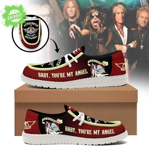 Limited Edition Aerosmith Rock and Roll Loafer Shoes – Classic Style