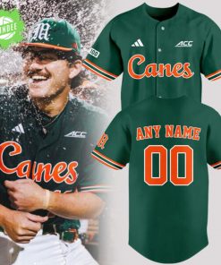 Limited Edition Miami Hurricanes Baseball Jersey New 2025