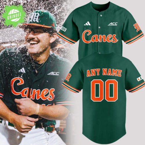 Limited Edition Miami Hurricanes Baseball Jersey New 2025