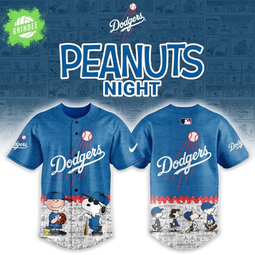 Los Angeles Dodgers x 75th Peanut Anniversary Baseball Jersey Limited Edition