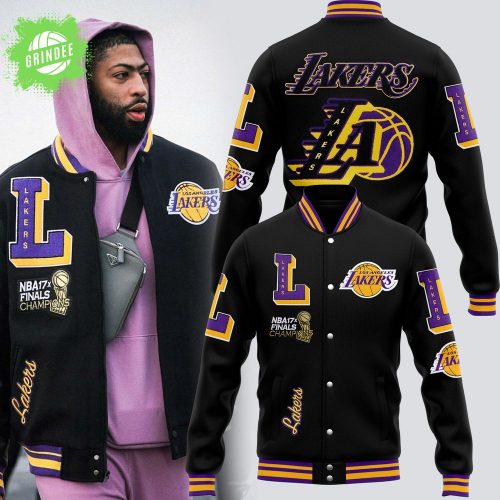 Los Angeles Lakers New Bomber Jacket NBA 17x Final Champions Edition