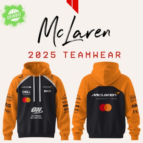 McLaren Racing 2025 Team Wear Hoodie Limited Edition