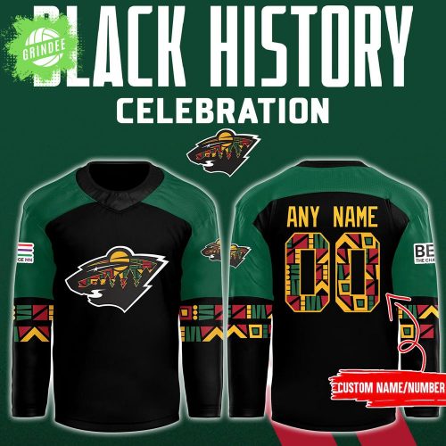 Minnesota Wild Black History Celebration Ticket Pack NHL Jersey