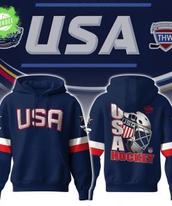 NHL 4 Nations Faceoff USA Premium Hoodie Limited Edition