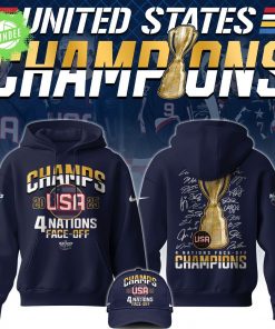 NHL 4 Nations USA Champions Limited Edition 2025 Hoodie