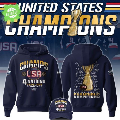 NHL 4 Nations USA Champions Limited Edition 2025 Hoodie