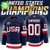 NHL 4 Nations USA Champions Premium NHL Jersey Limited Edition V2