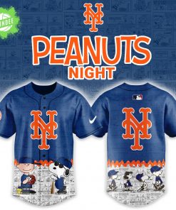 New York Mets x 75th Peanut Anniversary Baseball Jersey Limited Edition