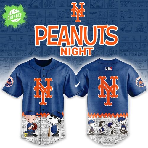 New York Mets x 75th Peanut Anniversary Baseball Jersey Limited Edition