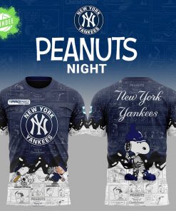 New York Yankees 75th Anniversary of Peanuts Limited Edition T-shirt 2025