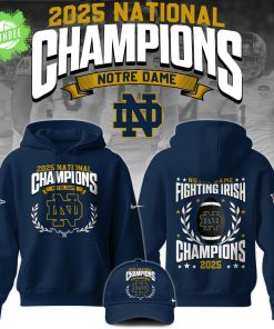 Notre Dame Fighting Irish National Champions 2025 Limited Edition Unisex Hoodie
